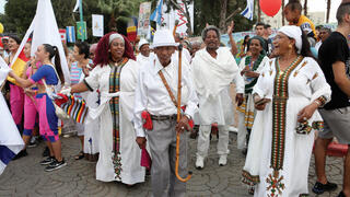 תהלוכה של הקהילה האתיופית