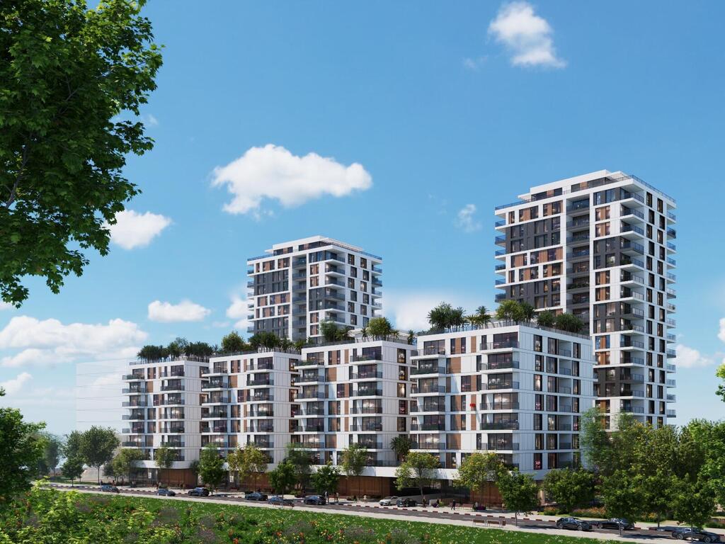 הדמיית פרויקט התחדשות עירונית בדרך השלום תל אביב