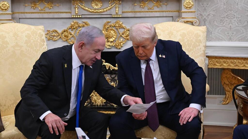 Биньямин Нетаниягу и Дональд Трамп (Фото: Ави Охайон, ЛААМ) טראמפ ונתניהו בבית הלבן