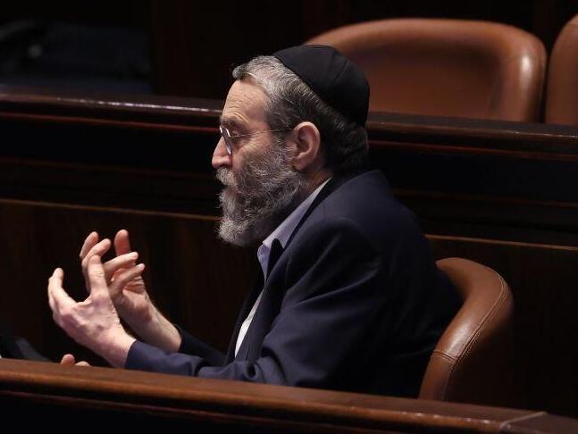 Моше Гафни (Фото: Алекс Коломойский) מליאת הכנסת