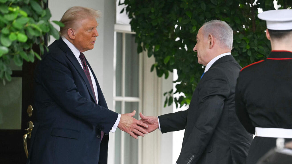 נתניהו וטראמפ בבית הלבן