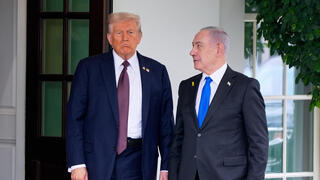 נתניהו וטראמפ בבית הלבן