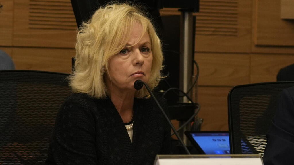 Гали Бахарав-Миара в кнессете (Фото: Алекс Гамбург) דיון ועדת החוקה