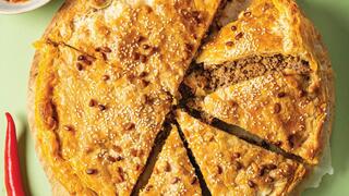 מאפה בצק עלים עם בשר