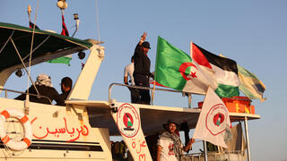 המשט בדרכו לחופי עזה