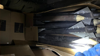 רקטות שאותרו באזור רמאללה