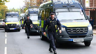 זירת פיגוע בית כנסת מנצ'סטר בריטניה