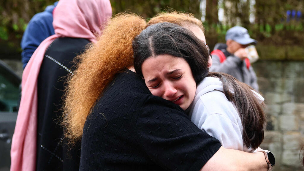 זירת פיגוע בית כנסת מנצ'סטר בריטניה