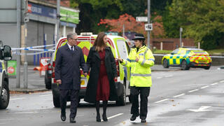 ראש ממשלת בריטניה קיר סטרמר בזירת הפיגוע במנצ'סטר