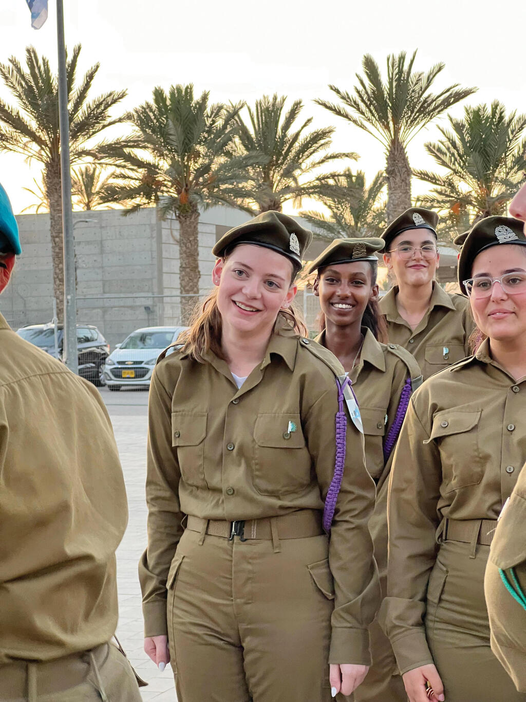 נוגה וייס בטקס סיום קורס מש"קיות ת"ש