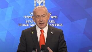 נתניהו בהצהרה לתקשורת