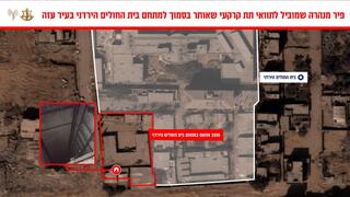 תוואי תת-קרקעי ובתוכו מחרטה לייצור אמצעי לחימה בסמוך לבית החולים הירדני