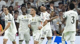 שחקני ריאל מדריד מאושרים