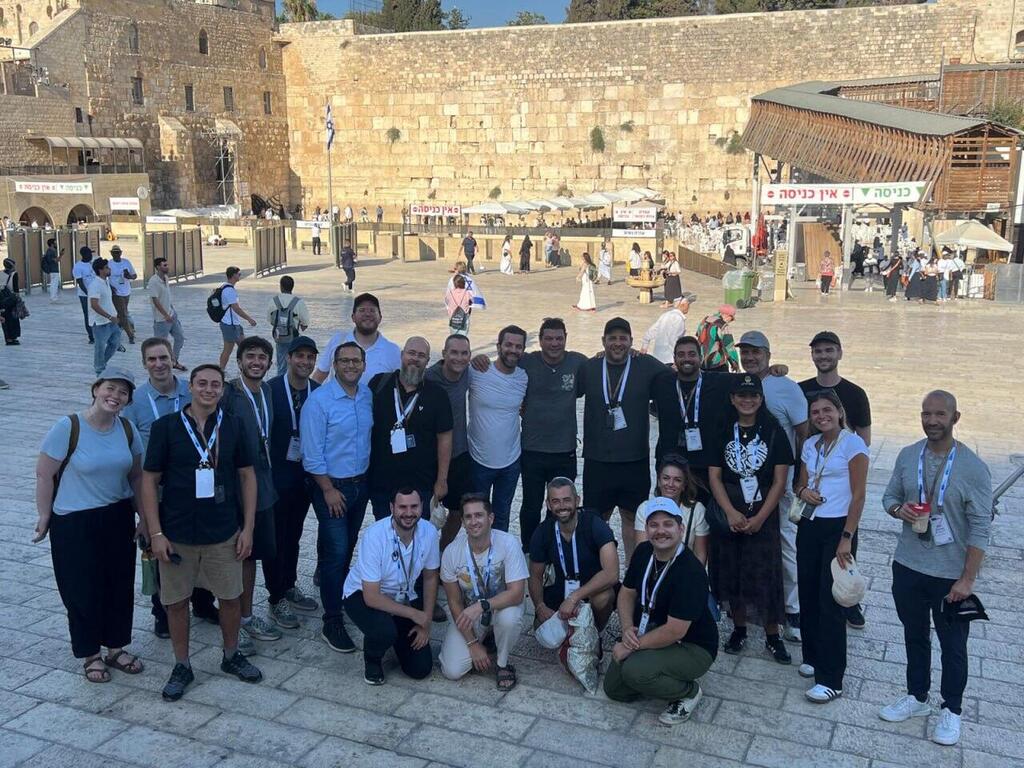Israel Tech Mission members visit the Western Wall in Jerusalem