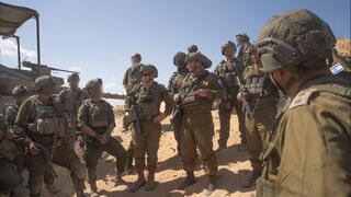 הרמטכ"ל בסיור בנקודה המערבית במסדרון נצרים