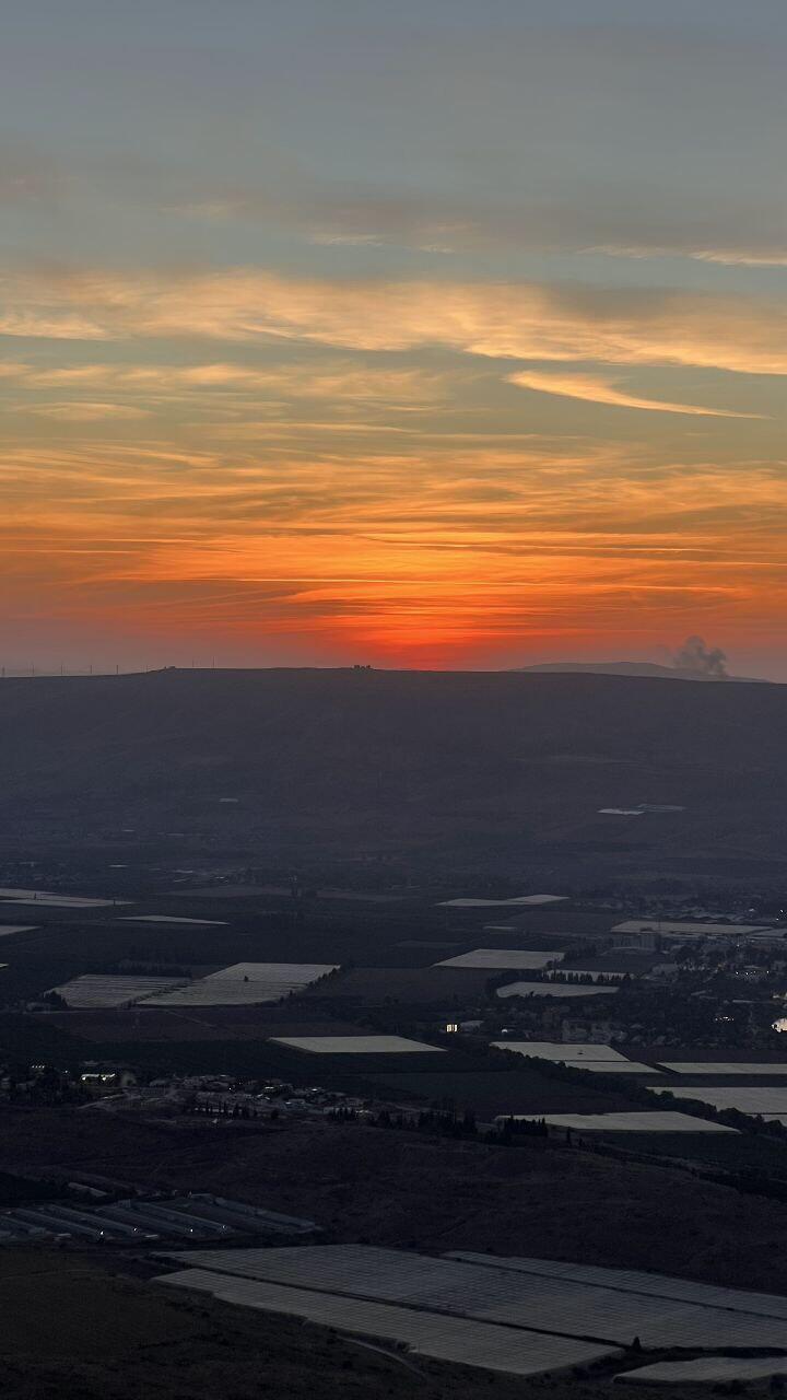 Mitzpeh Haruvim (Photo: Hen Yosef) מצפה חרובים בשקיעה