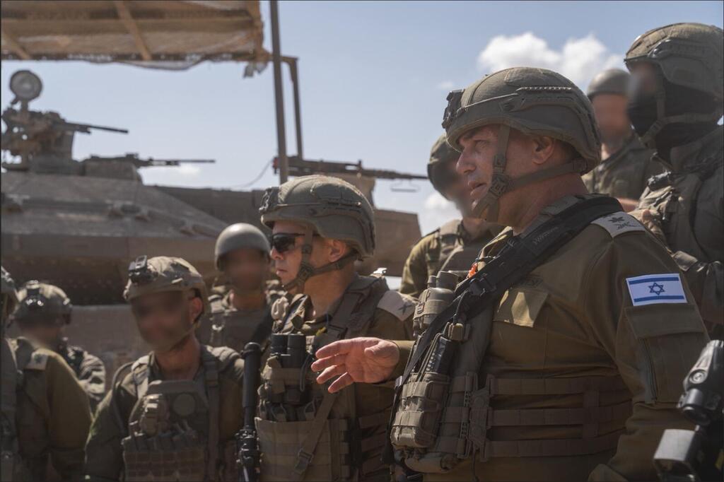 הרמטכ"ל בסיור בנקודה המערבית במסדרון נצרים