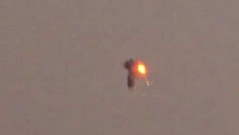 תיעוד מיירוט הכטב"ם באילת