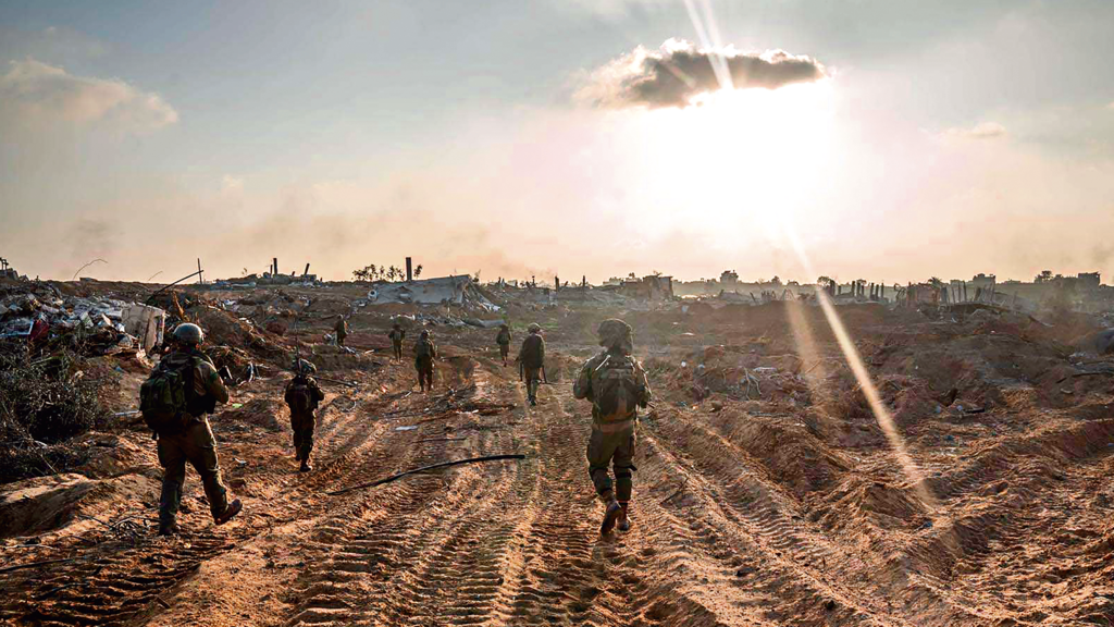 Бойцы ЦАХАЛа в Газе (Фото: пресс-служба армии ) Бойцы ЦАХАЛа в Газе