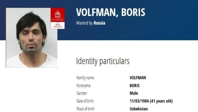בוריס וולפמן,  אזרח ישראלי-אוקראיני שנעצר ברוסיה בחשד לסחר באיברים