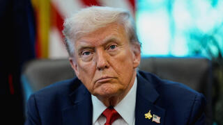 דונלד טראמפ, נשיא ארה"ב בעדכון לתקשורת מהבית הלבן