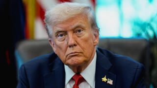 דונלד טראמפ, נשיא ארה"ב בעדכון לתקשורת מהבית הלבן