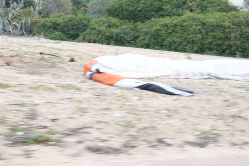 'On my way home, I saw the same paragliders I had filmed that morning.' (Photo: Ronen Avisror) מתקפת ה 7 באוקטובר