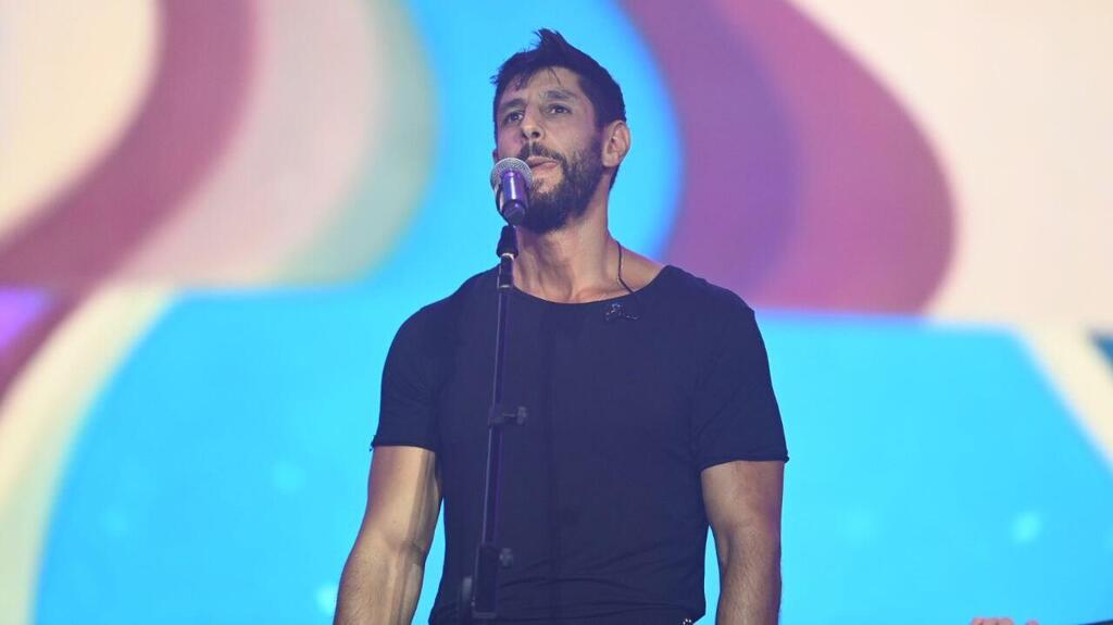 Idan Amedi at a ceremony marking the second anniversary of the October 7 massacre (Photo: Yair Sagi) טקס הזיכרון הלאומי
