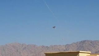 תיעוד מיירוט הכטב"ם באילת