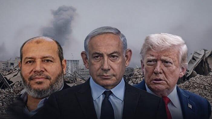 Халиль аль-Хайя, Биньямин Нетаниягу, Дональд Трамп 