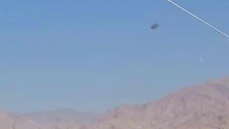 תיעוד מיירוט הכטב"ם באילת