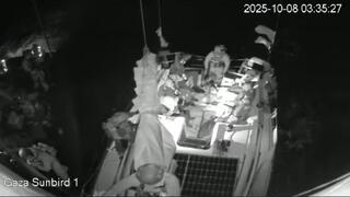  Soldiers board the latest flotilla boat bound for Gaza