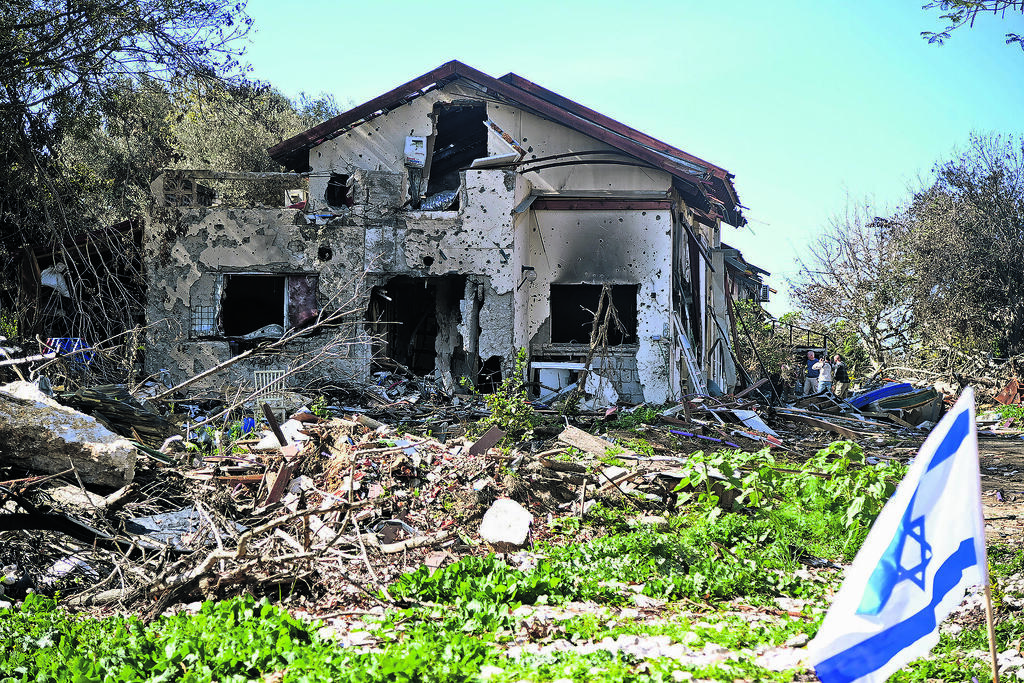 Photo: Yair Sagi ההרס בקיבוץ בארי אחרי 7 באוקטובר