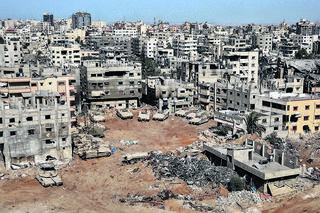 טנקים של צה"ל בעיר עזה