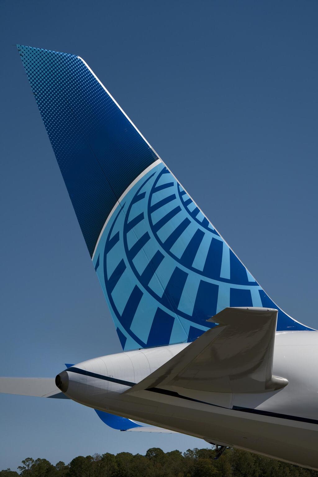 United tail fin (Photo: United Airlines) United tail fin