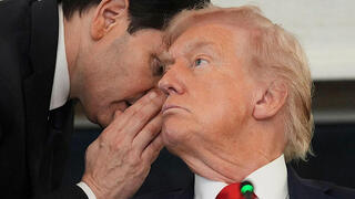 דונלד טראמפ מרקו רוביו בית לבן שלום מזרח תיכון מגעים מו"מ משא ומתן קהיר מצרים פתק