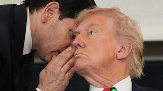 דונלד טראמפ מרקו רוביו בית לבן שלום מזרח תיכון מגעים מו"מ משא ומתן קהיר מצרים פתק