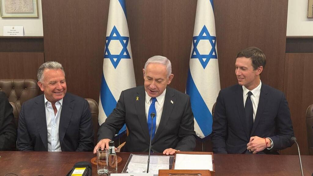 נתניהו נפגש עם ויטקוף וקושנר