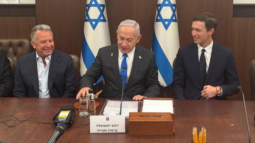 נתניהו נפגש עם ויטקוף וקושנר