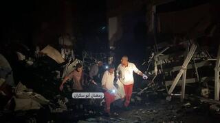 הבית שהופצץ במרכז העיר עזה