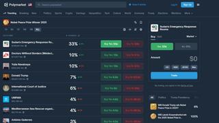 סוכנות הימורים על פרס נובל לשלום נובל שלום