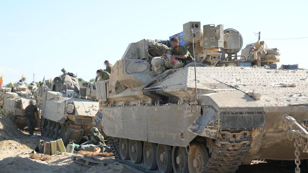 Передислокация ЦАХАЛа (Фото: пресс-служба ЦАХАЛа) המבצע הלוגיסטי להיערכות מחדש של כוחות צה״ל ברצועת עזה
