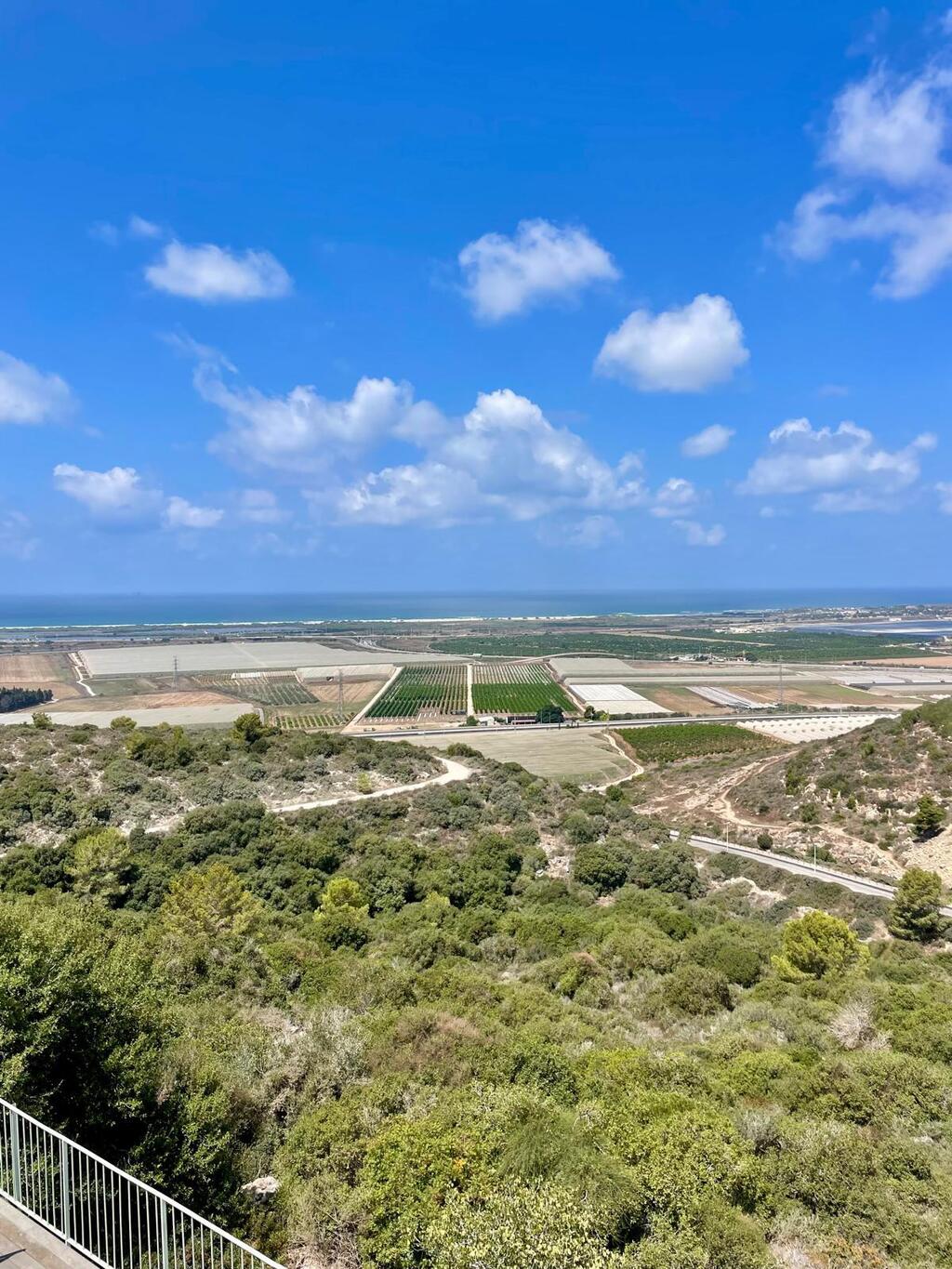 Situated high on the southern end of the Carmel mountain range, the town sits like a balcony overlooking the coastal plain, with magnificent views