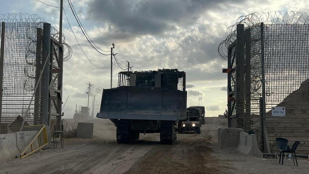 IDF forces leave Gaza as ceasefire goes into effect (Photo: Brigade 188) יציאת כוחות צה"ל מרצועת עזה לקראת הפסקת האש