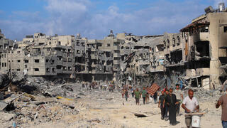 הריסות בעיר עזה