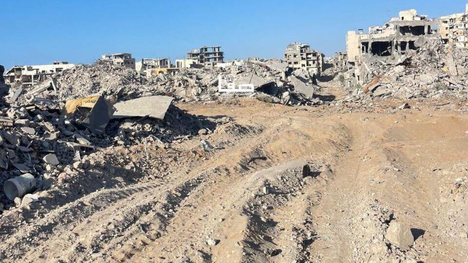 Сектор Газы ההרס שהותירו הכוחות בצפון מערב עזה