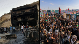 הפגנת חות'ים בתימן, הדחפורים שנשרפו בסדרת התקיפות בדרום לבנון