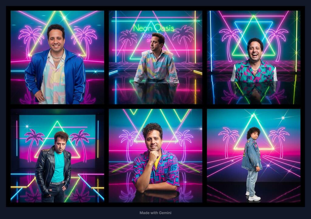 An example of how to make one character into many different situations using Nano Banana (Google) דוגמה לאיך עושים מדמות אחת המון סיטואציות שונות באמצעות נאנו בננה