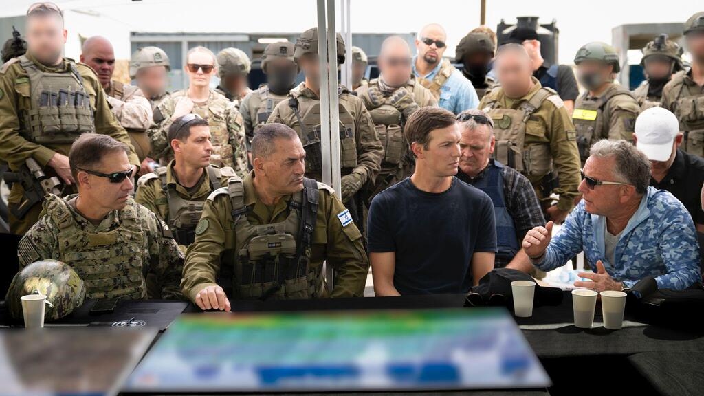 הרמטכ״ל, רב-אלוף אייל זמיר בסיור ברצועת עזה ביחד עם השליחים האמריקנים סטיב וויטקוף וג'ראד קושנר