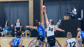 ישראל נגד בריטניה בכדורסל כסאות גלגלים